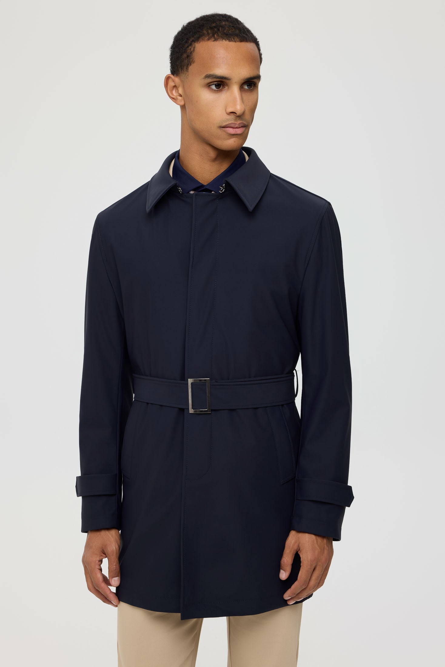 Men's Premium Trench Coat – Technical Stretch Fabric | Style 6064-6