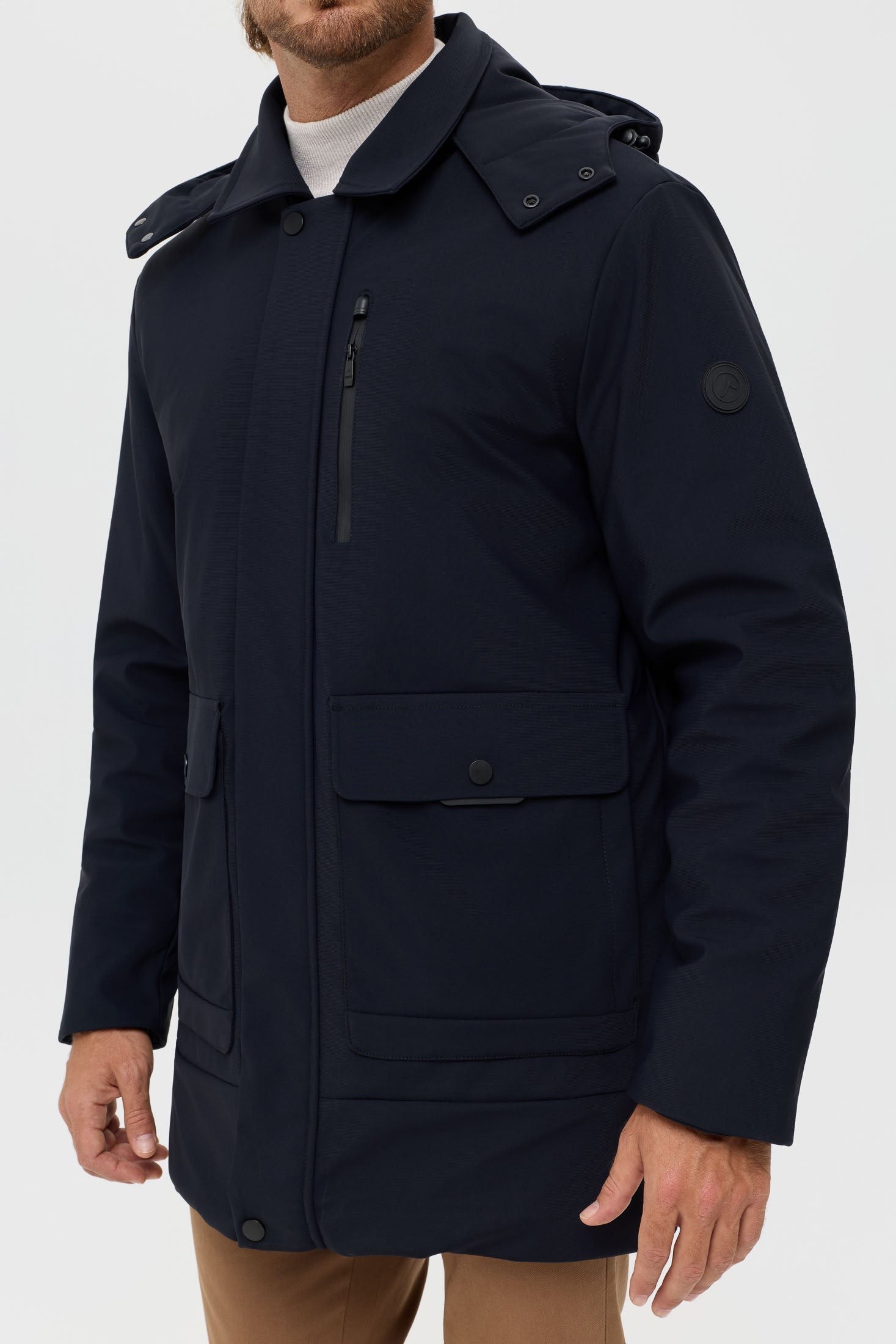 Men's Premium Puffer Coat – Technical Insulated Fabric | Style 6062-1