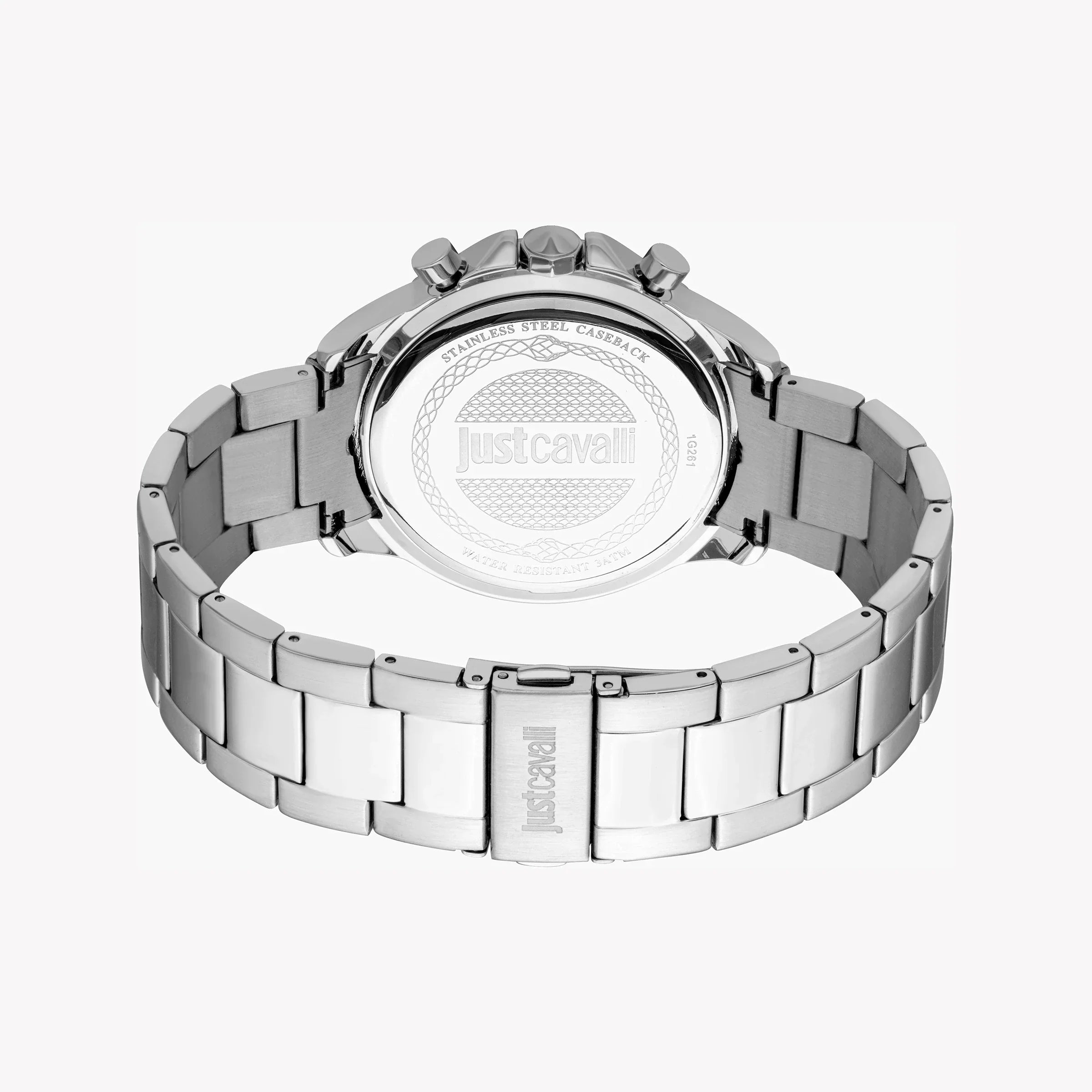 Just Cavalli Men's Alloy Steel Watch, Silver Dial | Jc1g261m0045-2