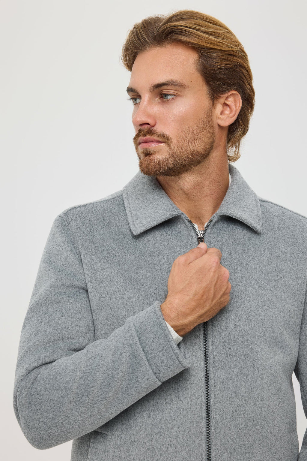 Men’s Premium Lightweight Jacket – Melton Touch | Style 6067-1