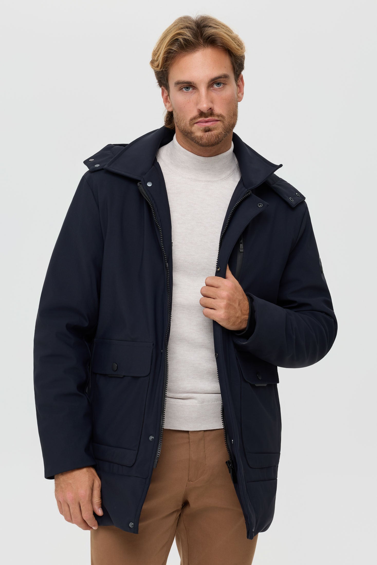 Men's Premium Puffer Coat – Technical Insulated Fabric | Style 6062-0