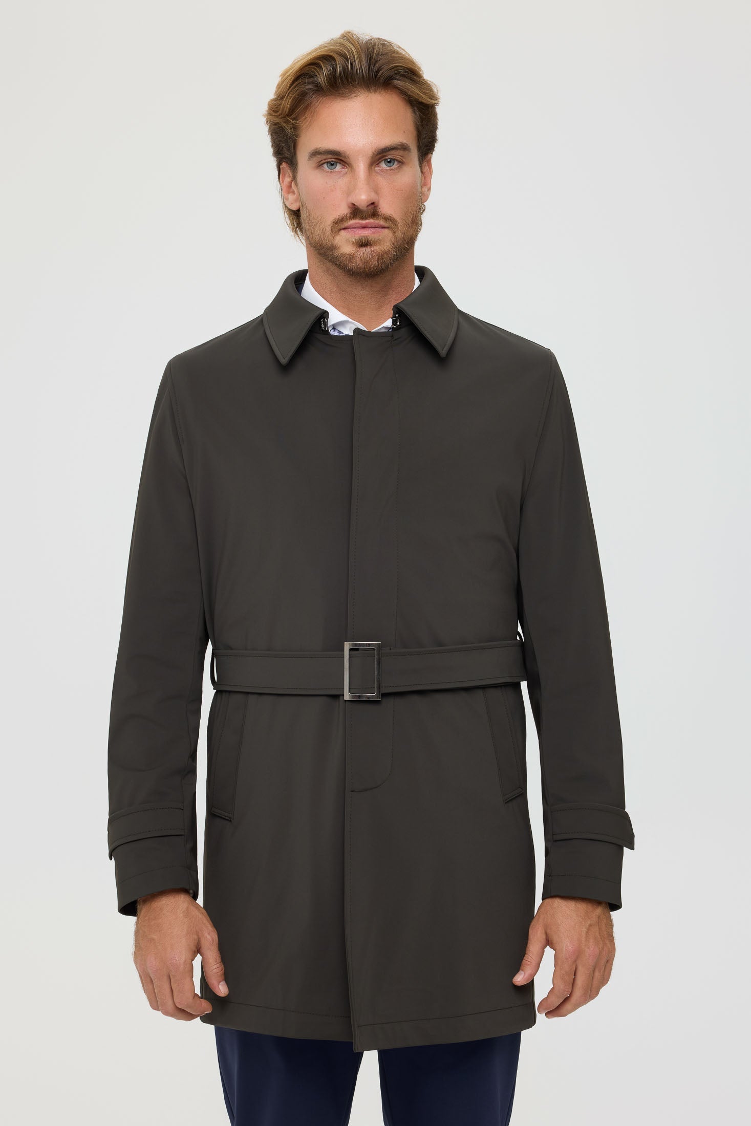 Men's Premium Trench Coat – Technical Stretch Fabric | Style 6064-1