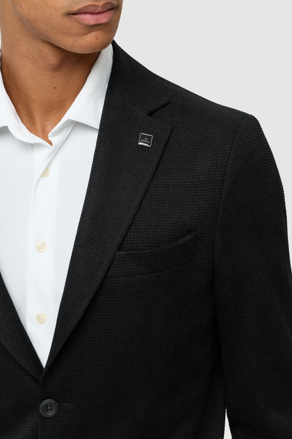 Men’s Premium Knit Blazer – Textured Comfort Stretch | Style 7182-2