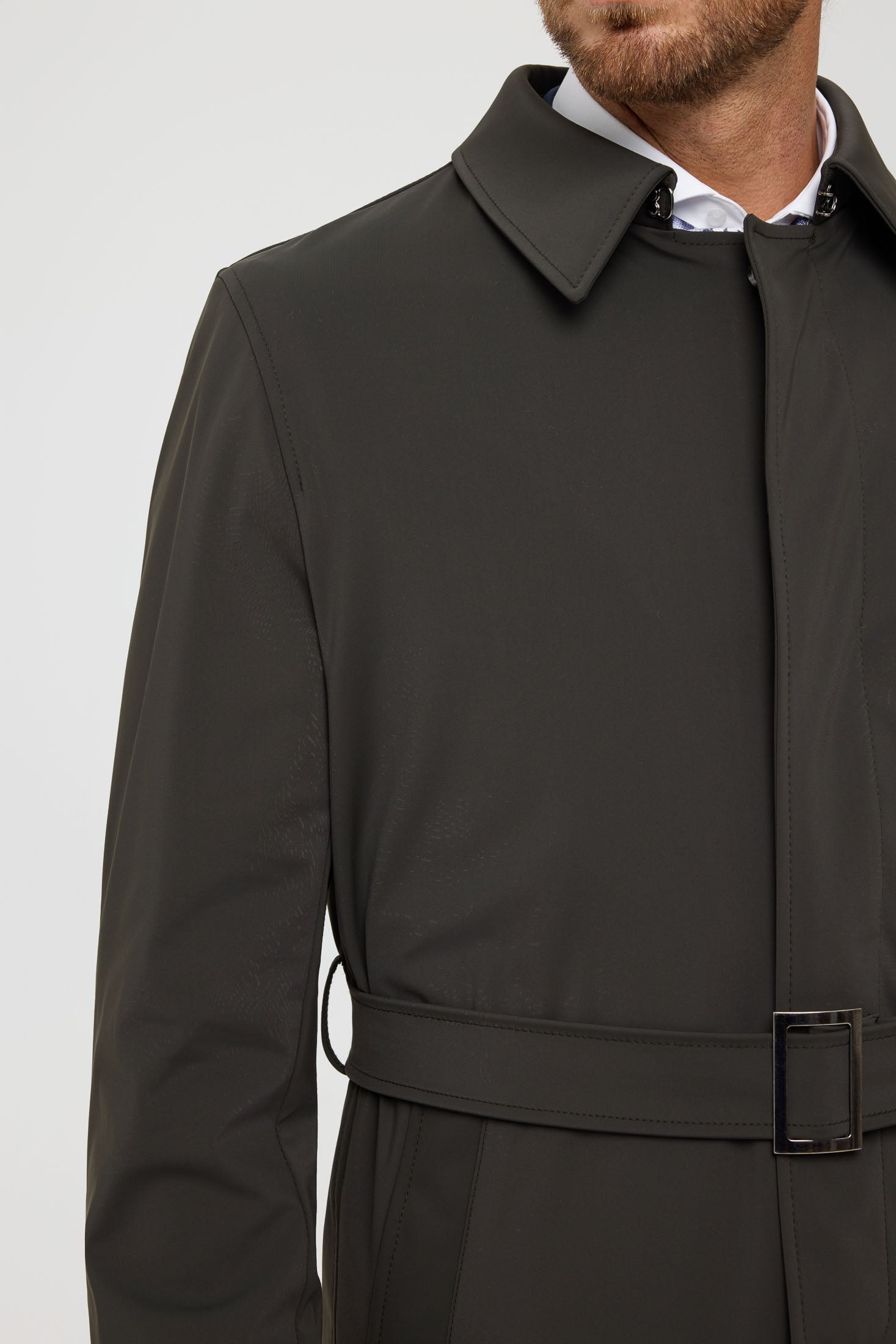 Men's Premium Trench Coat – Technical Stretch Fabric | Style 6064-2