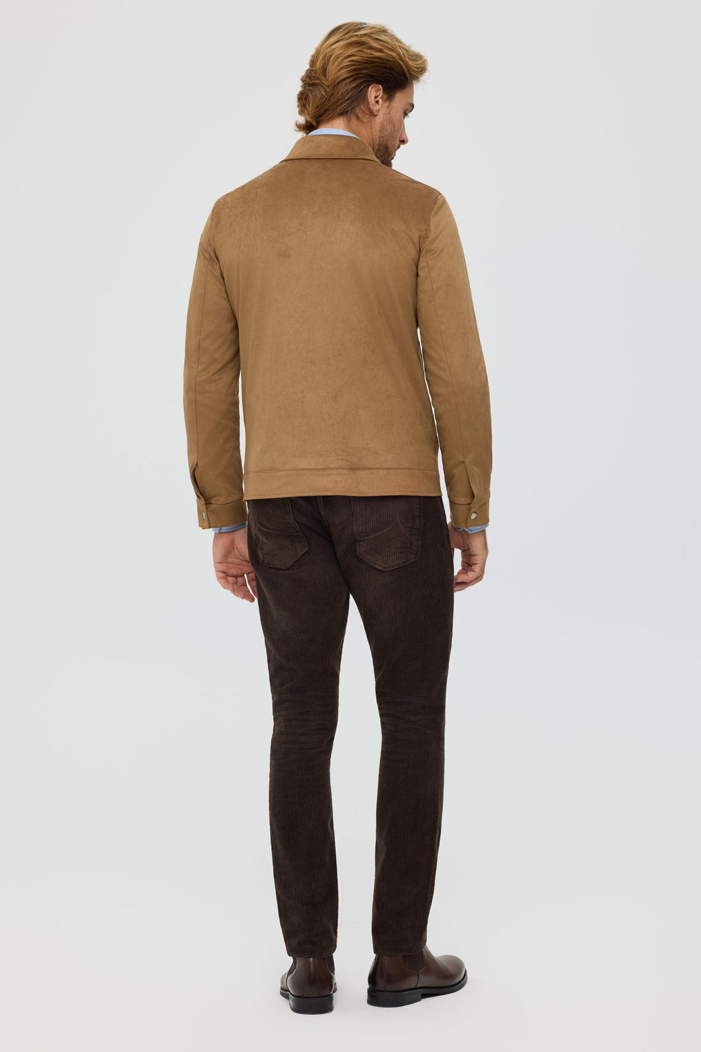 Men's Premium Lightweight Jacket – Suede-Effect Nubuck Finish | Style 6063-3