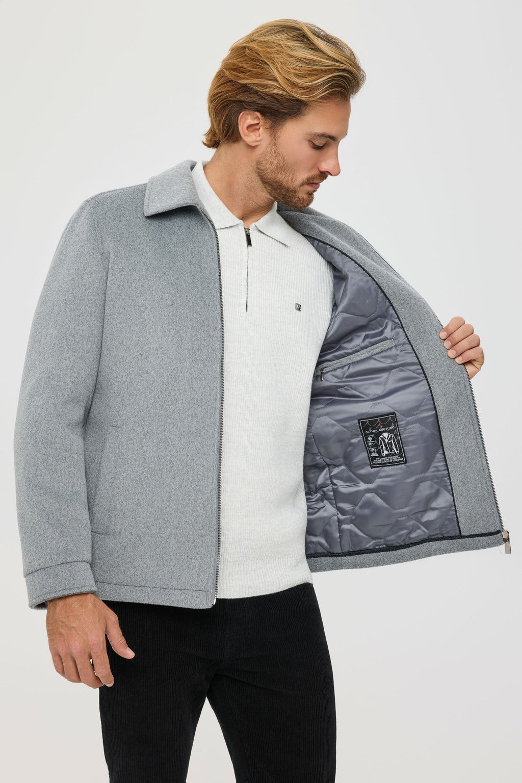 Men’s Premium Lightweight Jacket – Melton Touch | Style 6067-3