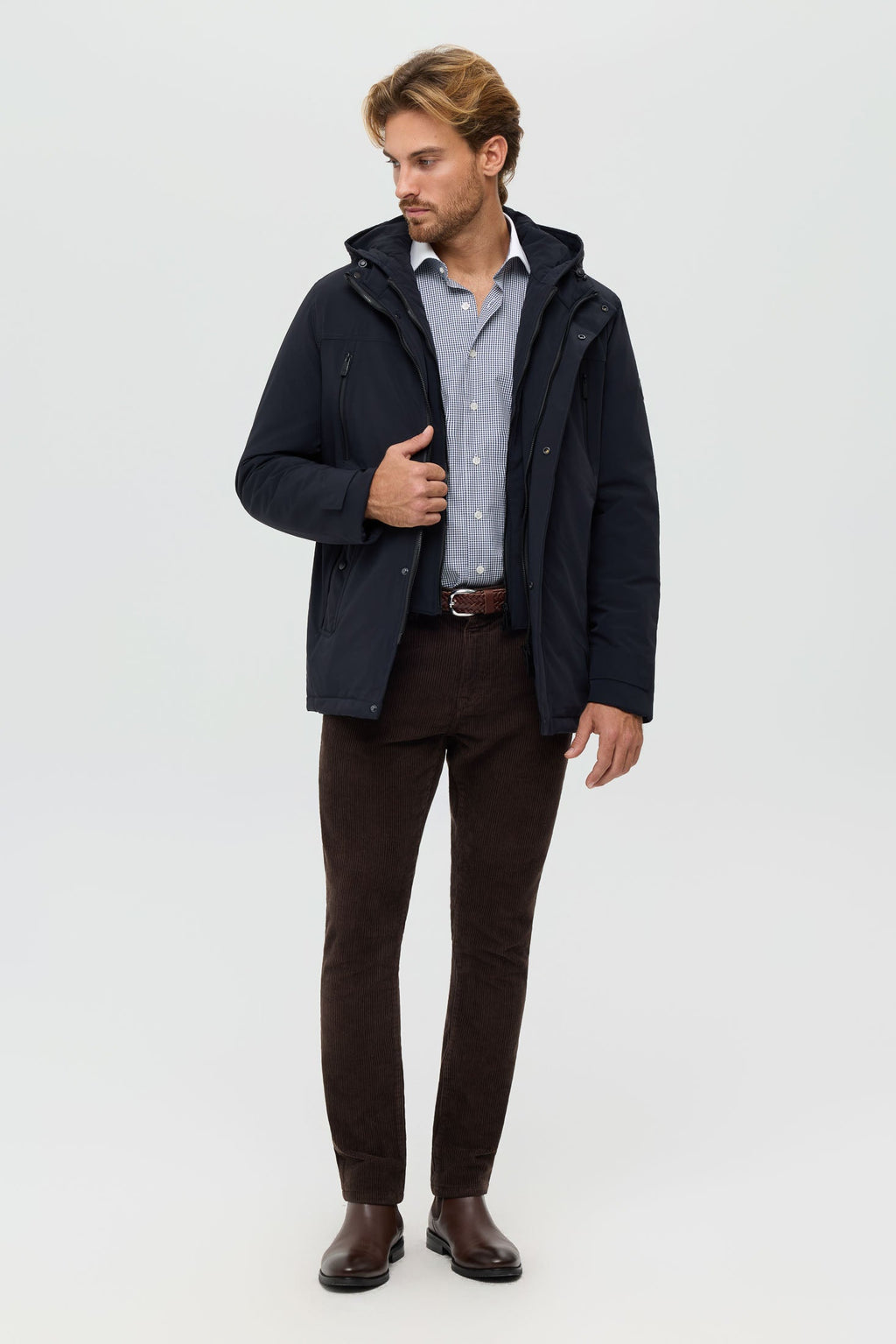 Men's Premium Puffer Coat – Technical Insulated Fabric | Style 6060-3