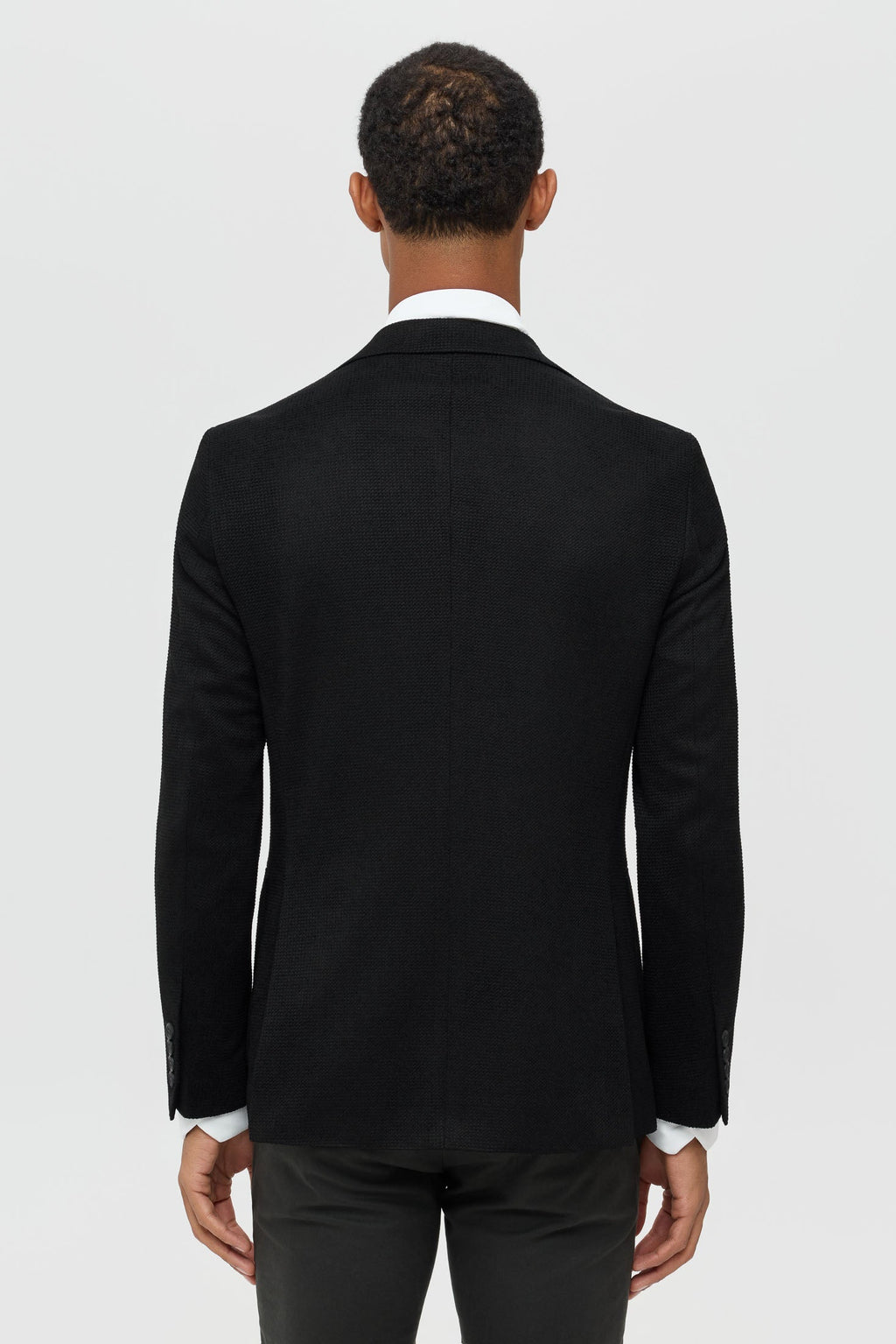Men’s Premium Knit Blazer – Textured Comfort Stretch | Style 7182-4