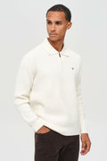 Men’s Premium Half-Zip Knit Pullover – Soft Stretch Blend | Style 8024-0