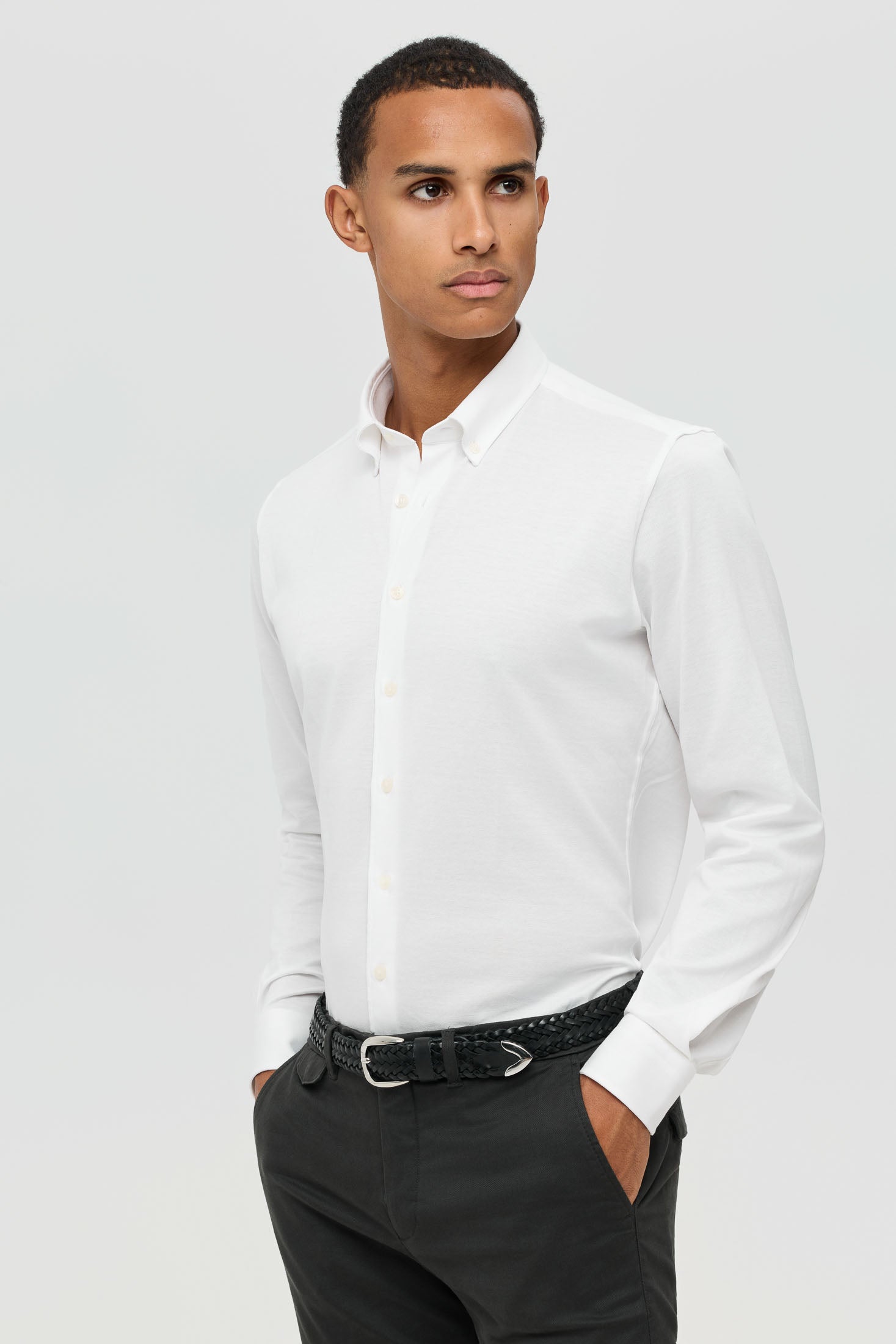 Men’s Premium Business Shirt – Stretch Cotton Comfort | Style 25-008-0