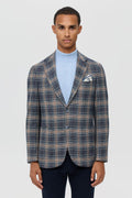 Men’s Premium Checked Blazer – Smart Stretch Weave | Style 7177-5