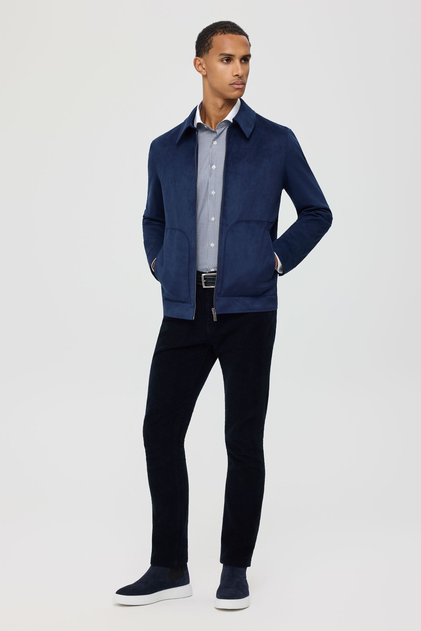 Men's Premium Lightweight Jacket – Suede-Effect Nubuck Finish | Style 6063-7