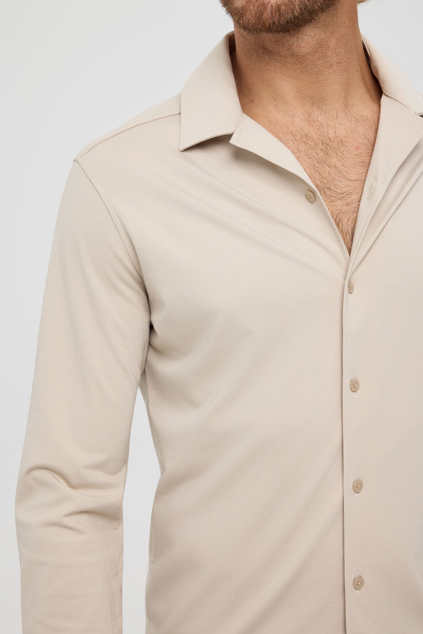 Men’s Premium Business Shirt – Soft Touch Stretch Jersey | Style 25-052-1