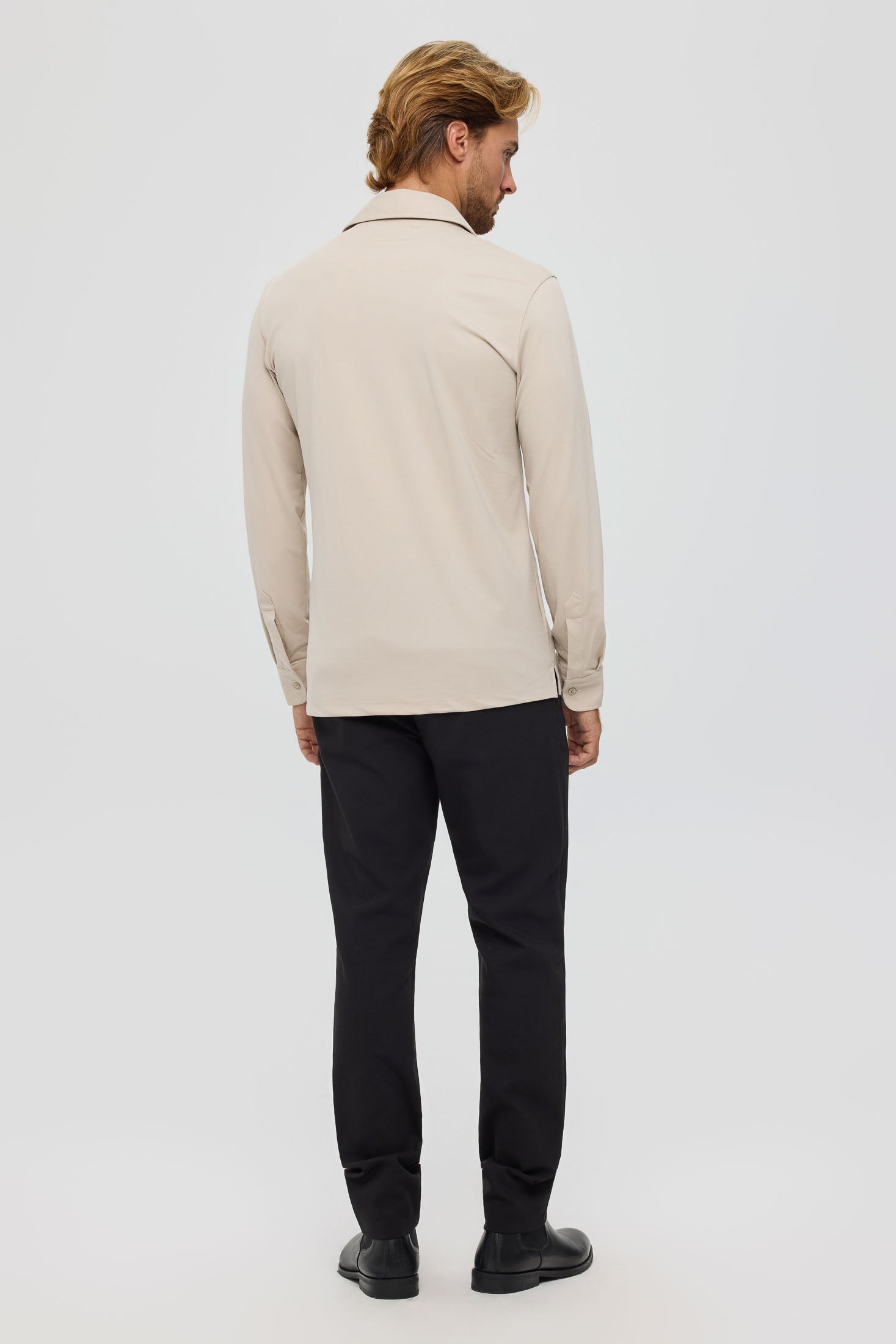 Men’s Premium Business Shirt – Soft Touch Stretch Jersey | Style 25-052-3