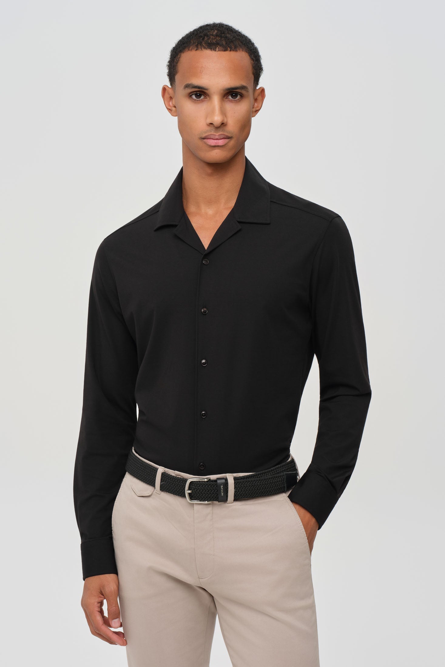 Men’s Premium Business Shirt – Soft Touch Stretch Jersey | Style 25-052-7