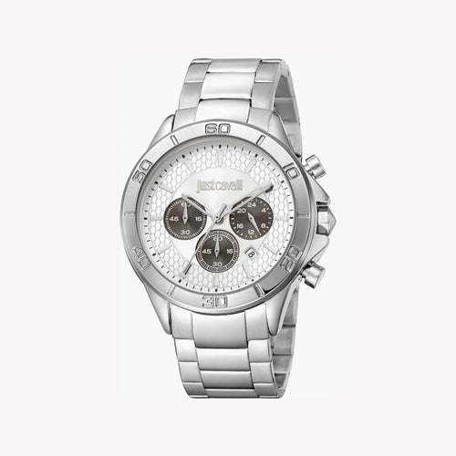 Just Cavalli Men's Alloy Steel Watch, Silver Dial | Jc1g261m0045-0